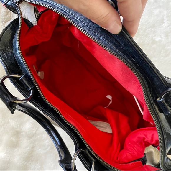 Carlos Santana Gold Collection Ivory Fusion Leather Satchel Detachable Strap - Picture 3 of 13